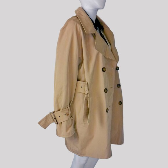 Misguided Double Breast Trench Coat - Picture 3 of 10